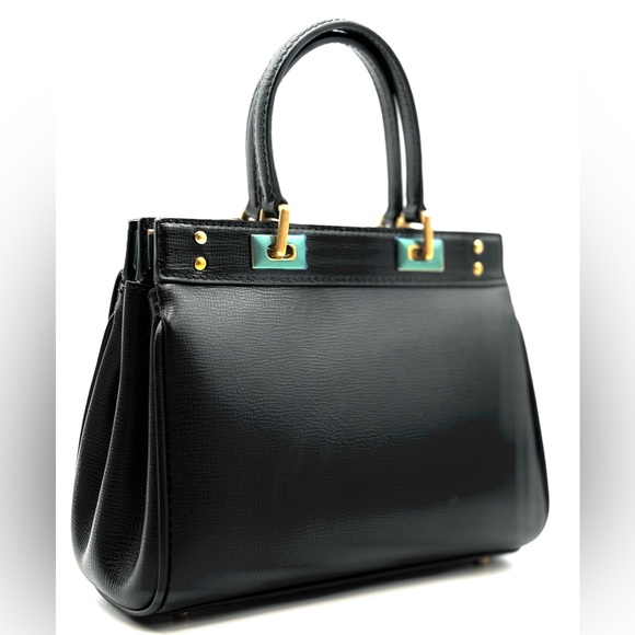 VALENTINO GARAVANI Rockstud Alcove Mini Leather Double Handle Bag - Picture 5 of 9